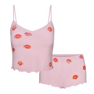 SKIMS - Sleep Cami Set (Cherry Blossom Lipstick)